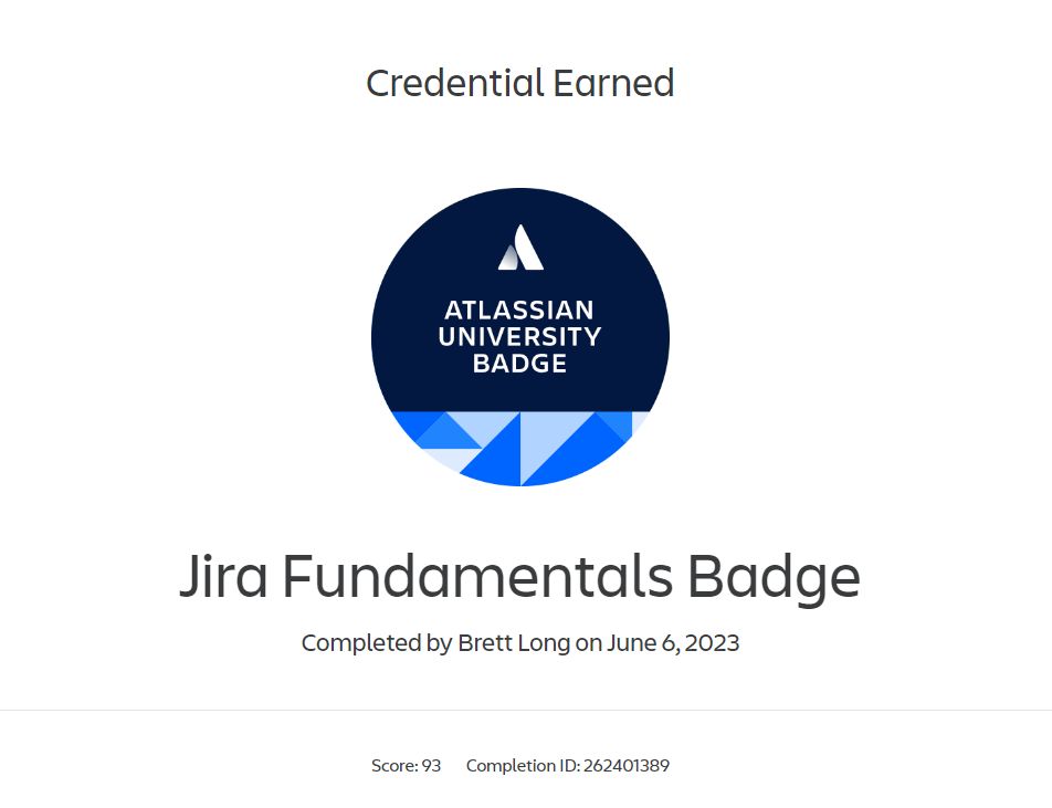 Jira Fundamentals Badge